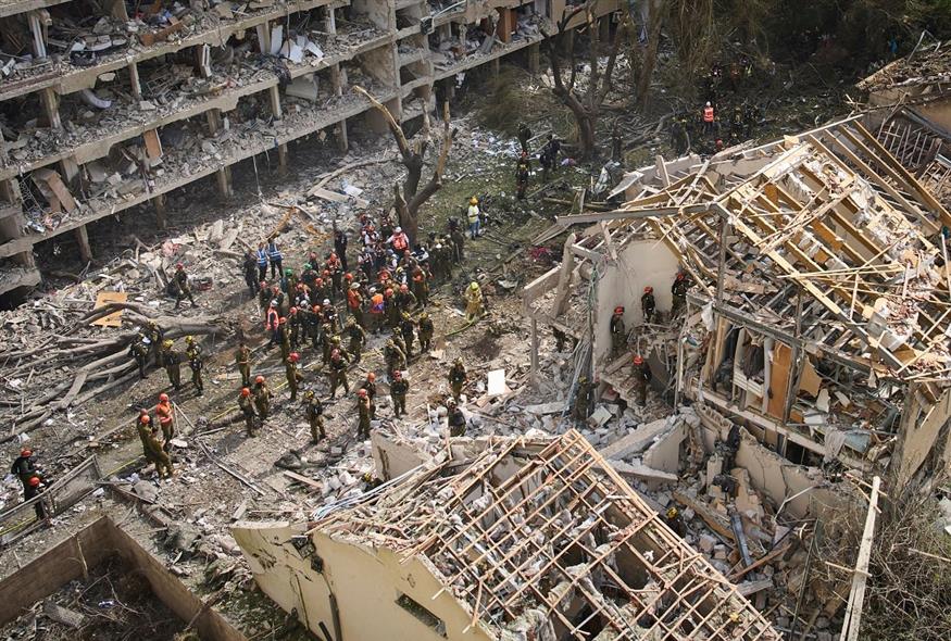 Βομβαρδισμοί στο Τελ Αβίβ (AP Photo/Oded Balilty)